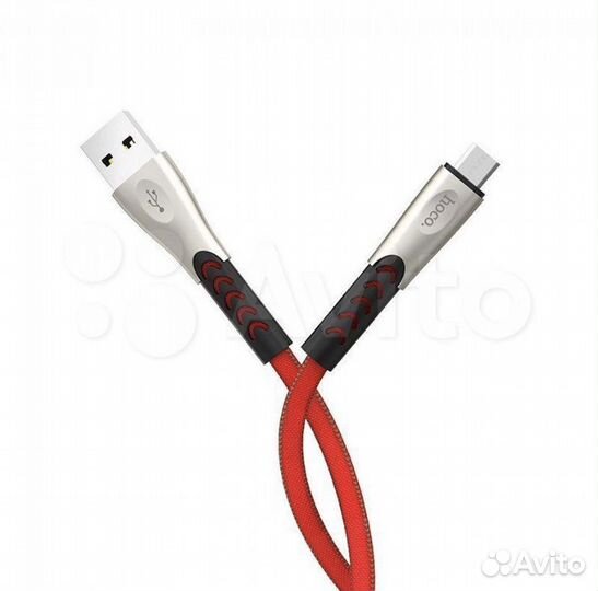 Кабель USB-Micro USB hoco U48 Superior 2.4A 1.2м