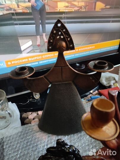 Старинный подсвечник СССР