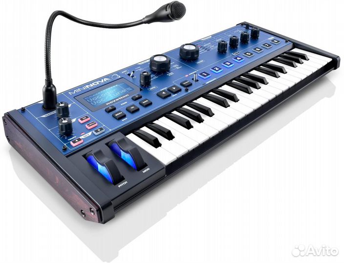 Novation MiniNova синтезатор с вокодером, 37 клави