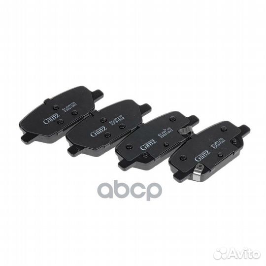 Колодки задние hyundai Santa Fe IV 18- (с элект