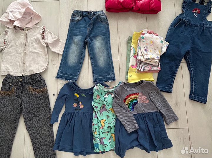 Комплект одежды на 18-24 мес девочке