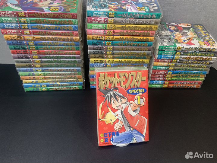 Манга по м/с pokemon на японском языке