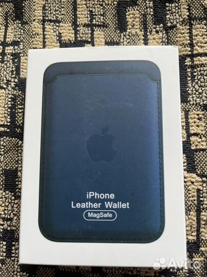 iPhone Leather Wallet (deep blue)