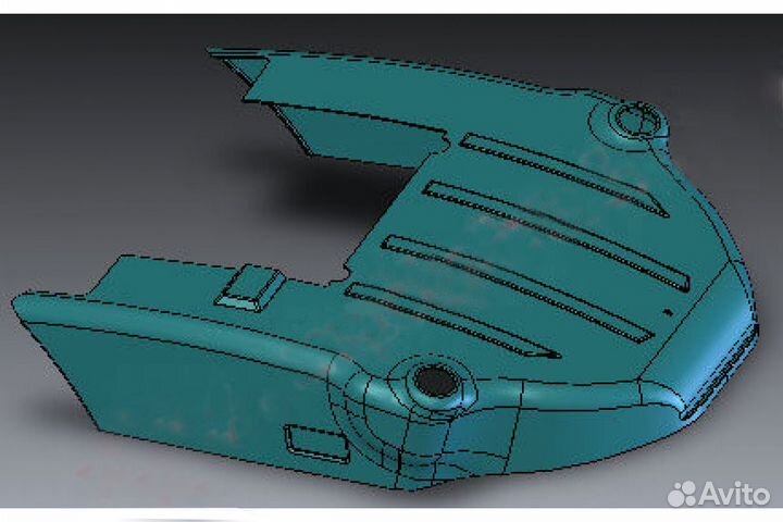 Днище носка Снегохода Тайга