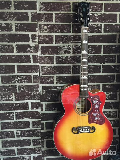 Гитара акустика Gibson jumbo200 новая 42 дюйма