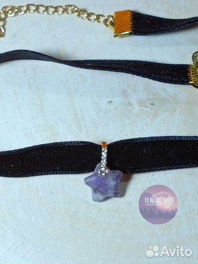 Чокеры с натуральными камнями