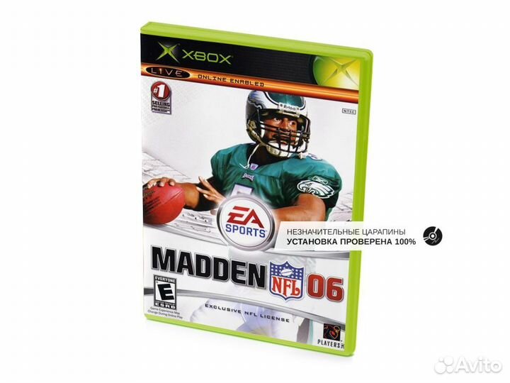 Madden NFL 06, б/у, незнач.царап., английский Xbox