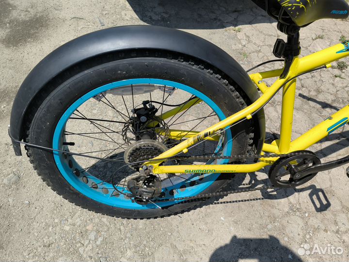 Велосипед Фэтбайк rush hour Flint Disc 24