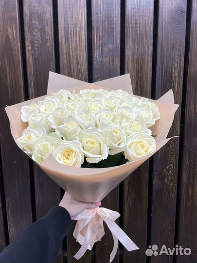 Букет свежих голландских роз 31 шт