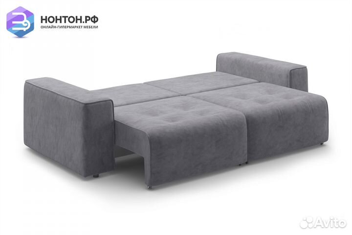 Диван еврокнижка Венте серый