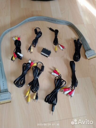Аудио/видео кабели Rca Scart