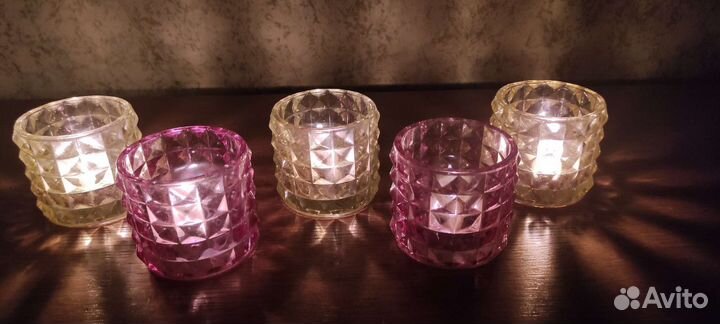 Подсвечники 5шт