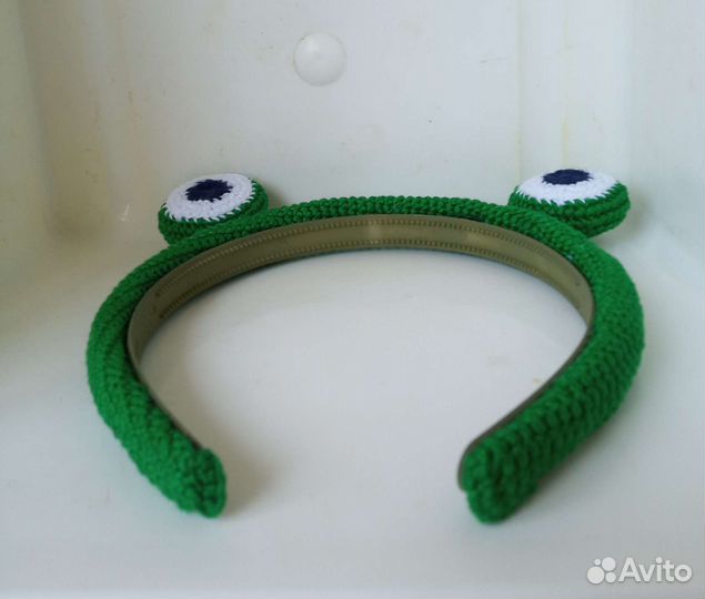 Лягушка - ободок на волосы