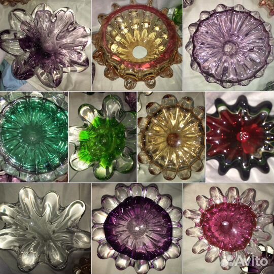 Стекло сульфидное гутное цветное выдувное автор