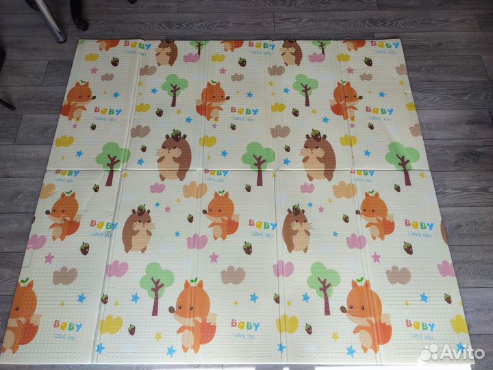 Новый детский игровой коврик складной мат