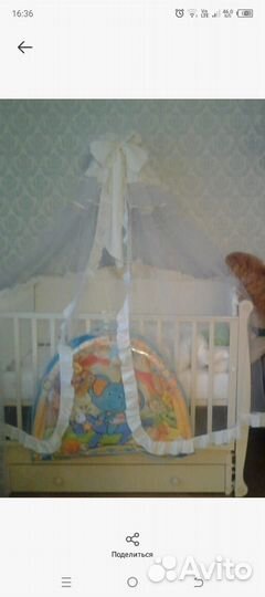 Продаю детскую кроваткуГандылян Моника с матрасом