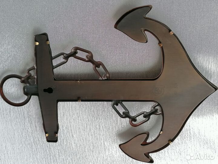 Панно настенное Якорь Ленинград. Термометр СССР