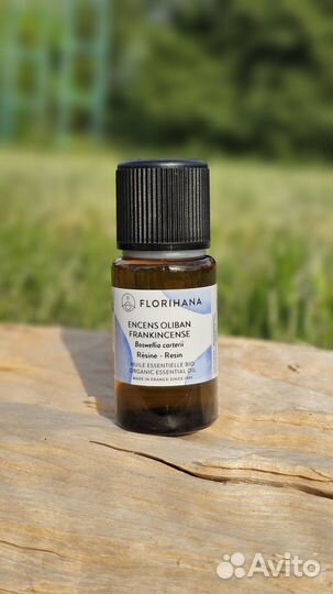 Эфирное масло Ладан органический 15 гр florihana