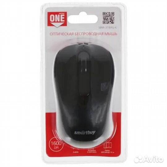 Мышь беспроводная Smartbuy 378 черная (SBM-378AG