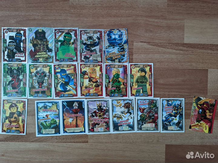 Карточки lego ninjago