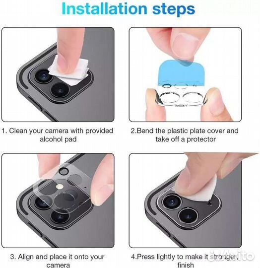 Защитное стекло для объектива iPad pro 11 2021