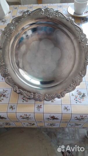 Блюдо металлическое