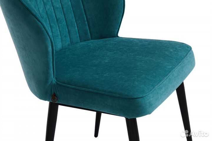 Стул michael черный/велюр mint LUX b15 мятный