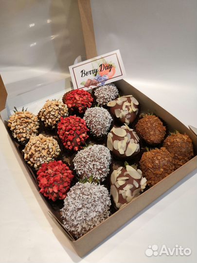 Клубника в шоколаде на 16 ягод (Часть №3)