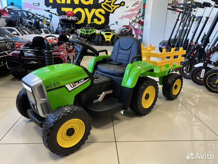 Электромобиль XMX Трактор с Прицепом 12V