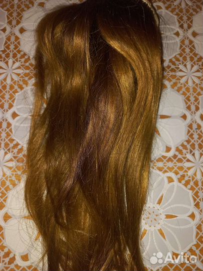 Хвост шиньон натуральный типа Бабетта