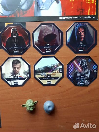 Мерч по Звездным войнам (плакаты, фишки и т.п.)