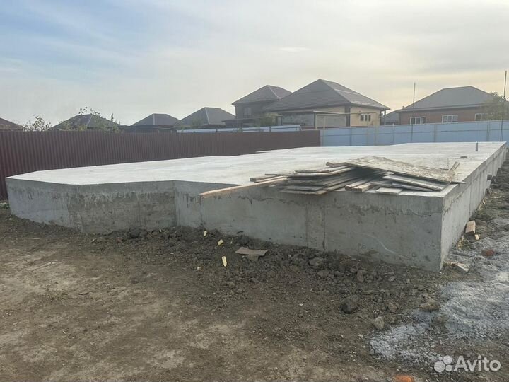 Бетонные работы со своей опалубкой