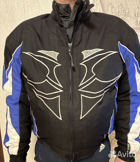 Куртка мотоциклетная с защитой ребер 50-52