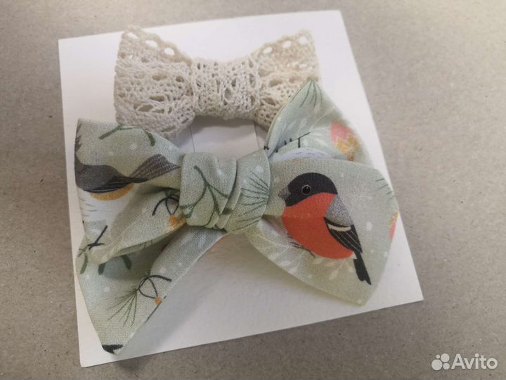 Бантики для волос. Резинки. Заколки. Ручная работа