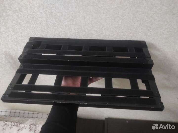 Педалборд алюминиевый на 10 педалей 2х рядный