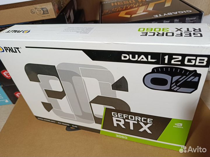 Видеокарта Новая 12Gb nvidia RTX 3060 гарантия