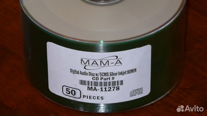 CD-R MAM-A Mitsui audio music Hi-Fi диски болванки