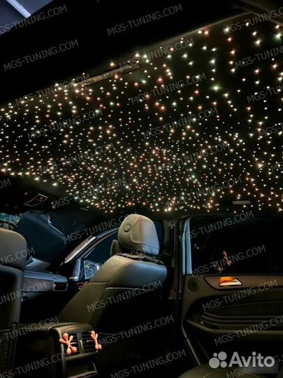 Звездное небо Mercedes GLE coupe c292 1200 звезд