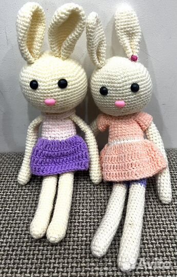 Зайки мягкие игрушки