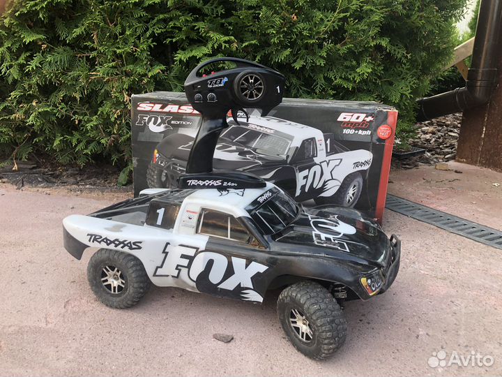 RTR Traxxas slash 4x4 VXL TSM FOX edition