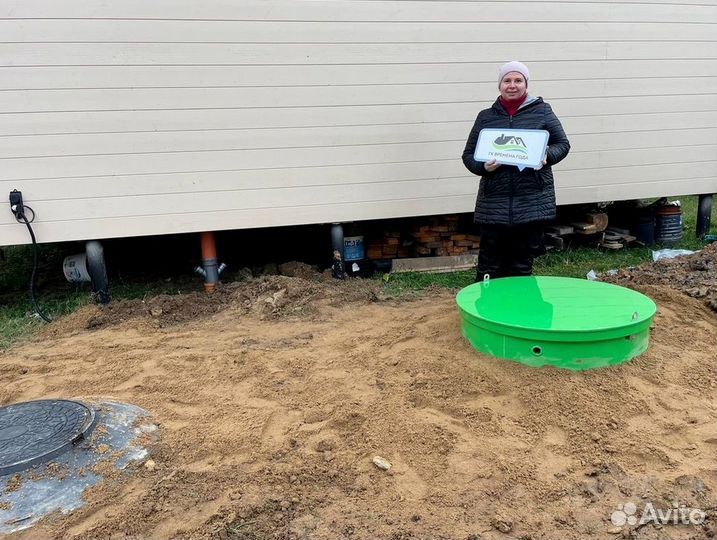 Установка автономной канализации, септики под ключ