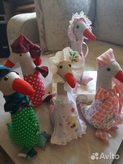 Гусь кукла тильда