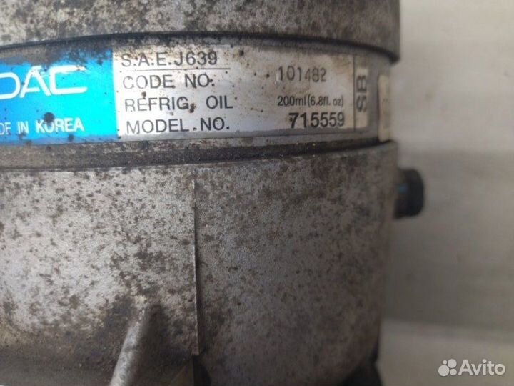 Компрессор кондиционера Chevrolet Aveo T250 седан