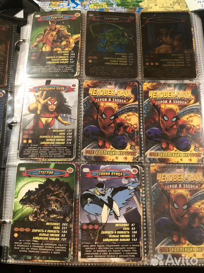 Карточки человек паук герои и злодеи