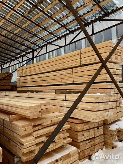 Доска обрезная 25х150х6000мм от производителя