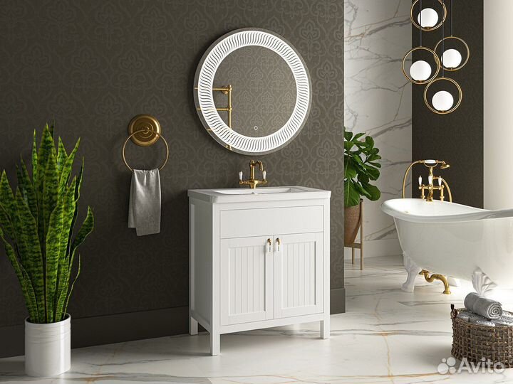 Тумба с раковиной Misty Адель П-Аде06070-0111Я