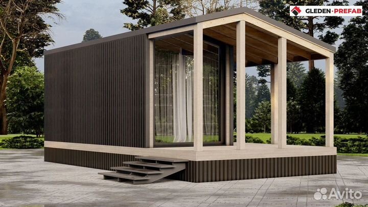 Готовый модульный дом с отделкой