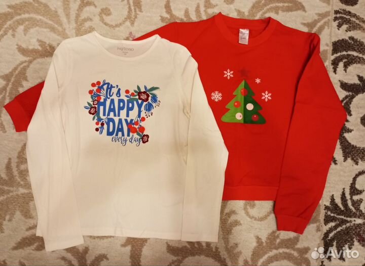 Вещи пакетом для девочки 140