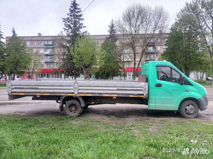 Перевозки открытая бортовая газель