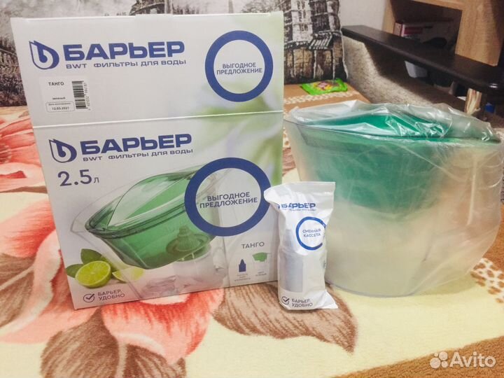 Кувшин с фильтром для воды Барьер